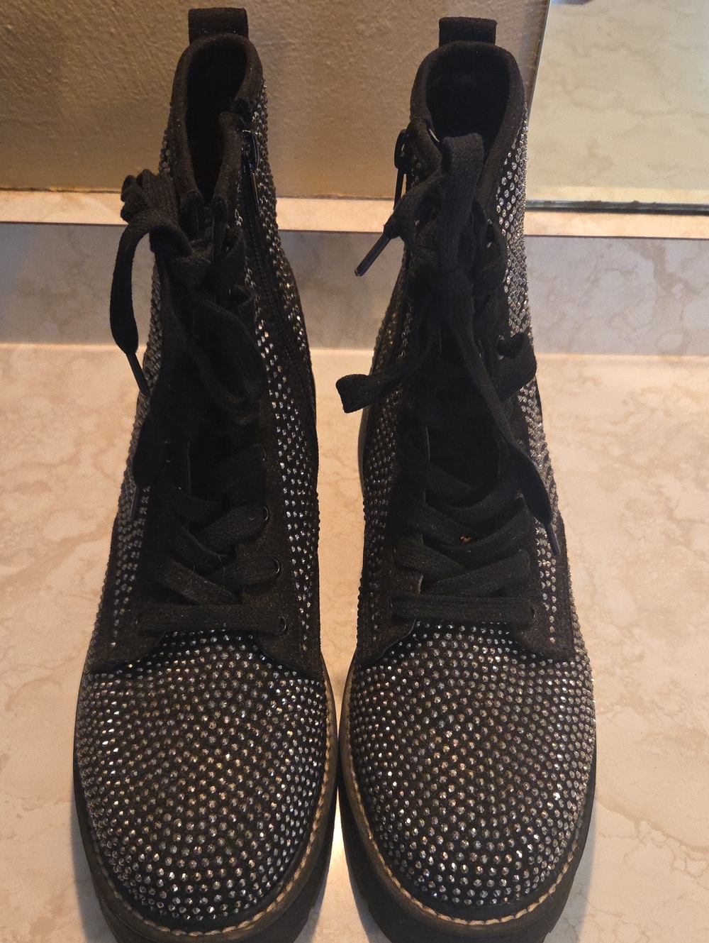 Madden Girl Black Ankle Booties